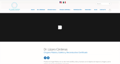 Desktop Screenshot of drlazarocardenas.com